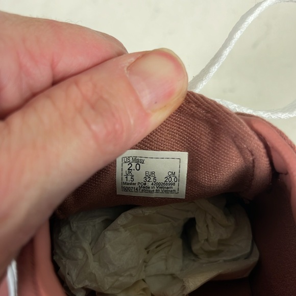 VANS MISSY WARD SKATE SHOES ROSE SIZE 2 - Picture 13 of 16